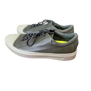 ECCO Flexure T-Cap Low Top Lace Up Sneaker Mens Size 9 Forest Green Casual Shoes